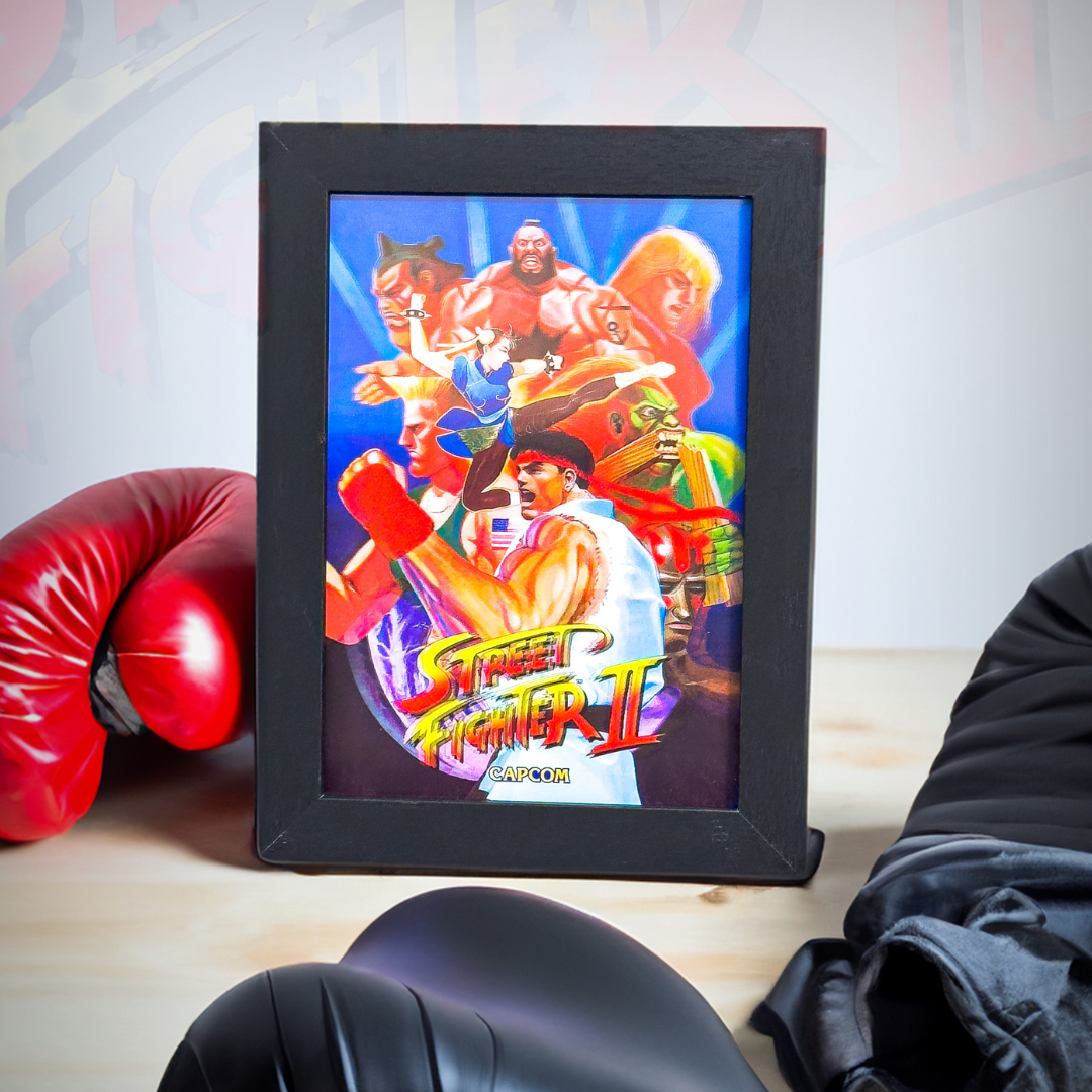 Street Fighter 2 Pixel Frames Plax