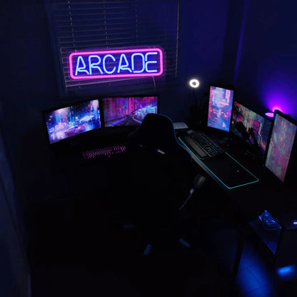 Gaming Neon Sign Arcade Room