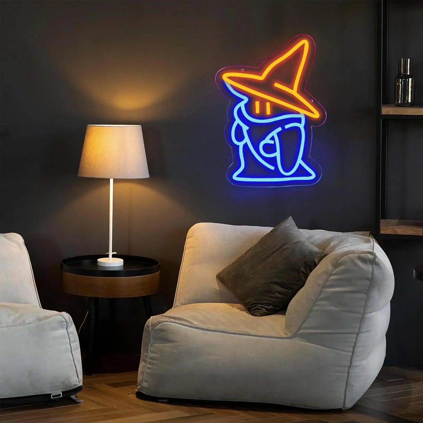 Gaming Neon Sign Last Fantasy Black Mage