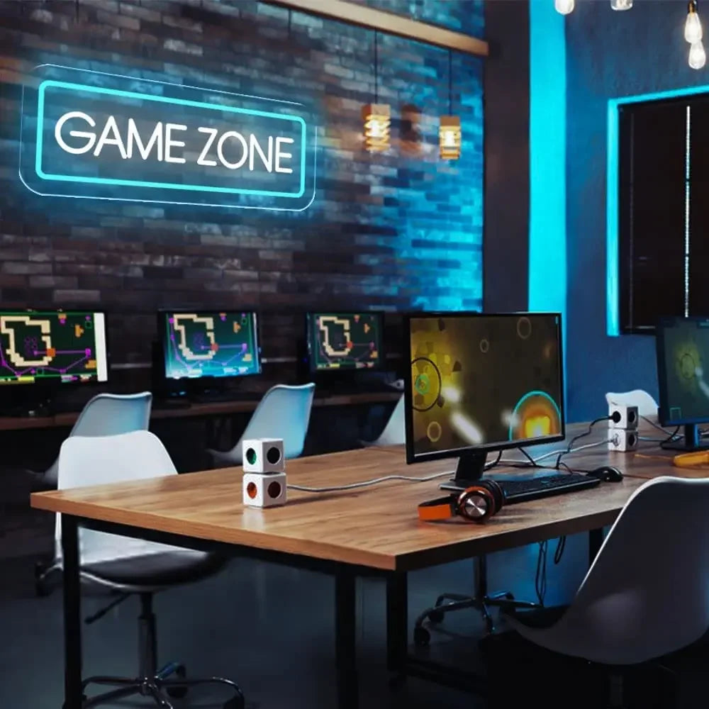 Gaming Neon Sign Game Zone