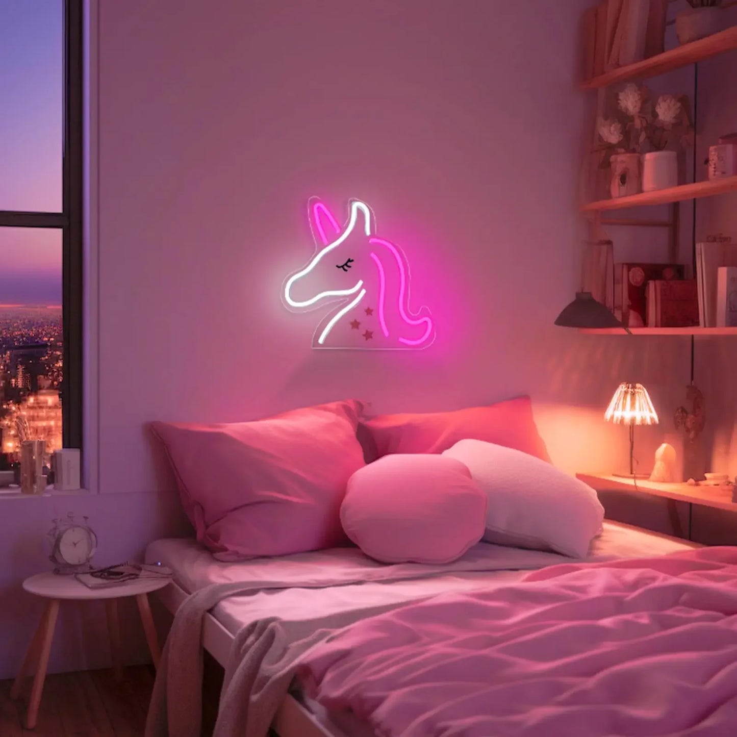 Gaming Neon Sign Cute Unicorn