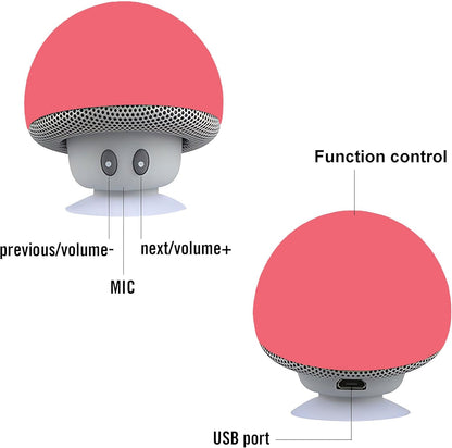 Mini Mushroom Bluetooth Speaker