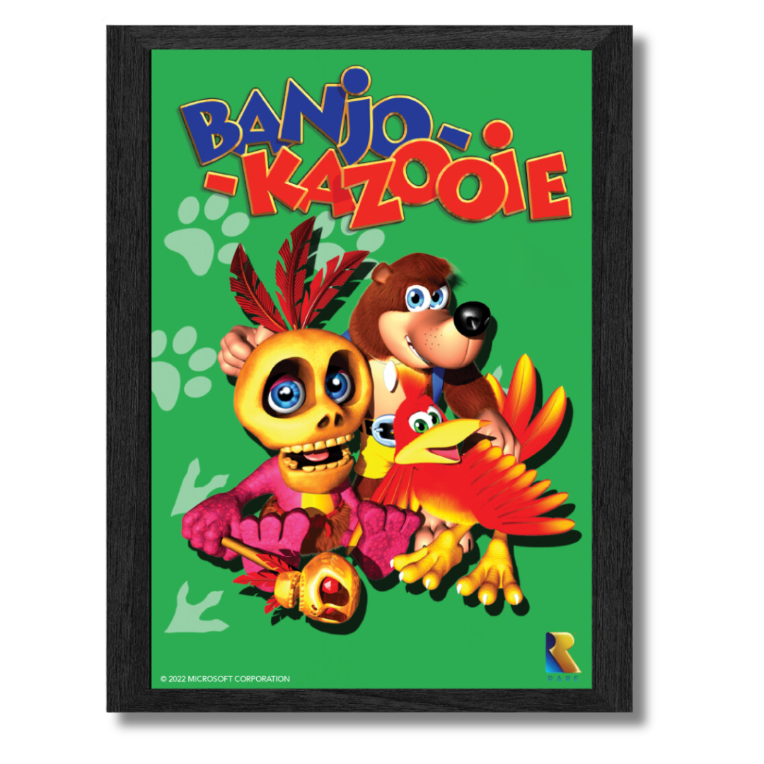 Cadre Lenticulaire Banjo Kazooie - Pixel Frames Plax