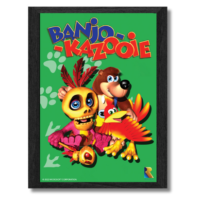 Cadre Lenticulaire Banjo Kazooie - Pixel Frames Plax