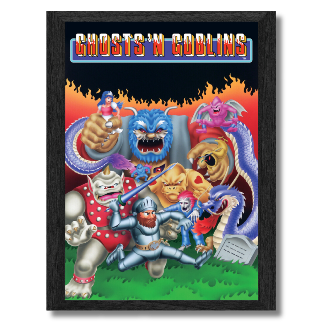 Ghost'N'Goblins Pixel Frames Plax