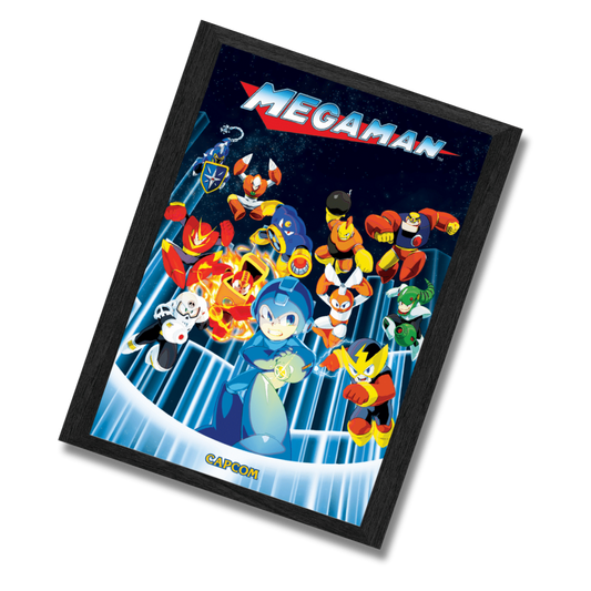 Megaman Robot Master Ambush Pixel Frames Plax