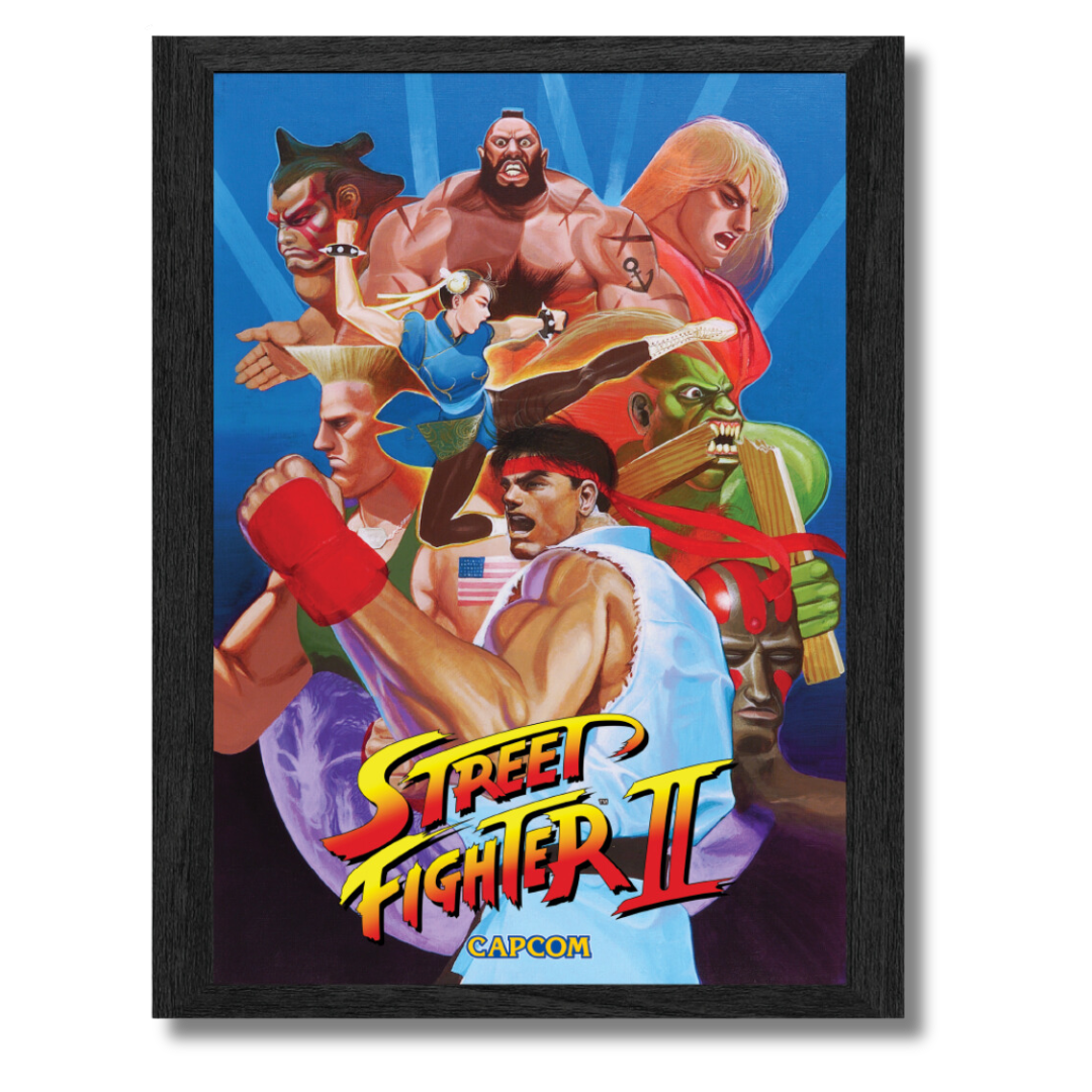 Street Fighter 2 Pixel Frames Plax