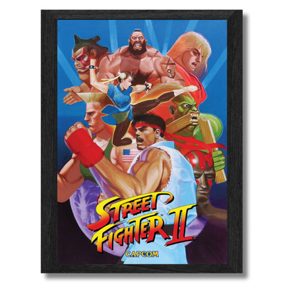 Street Fighter 2 Pixel Frames Plax