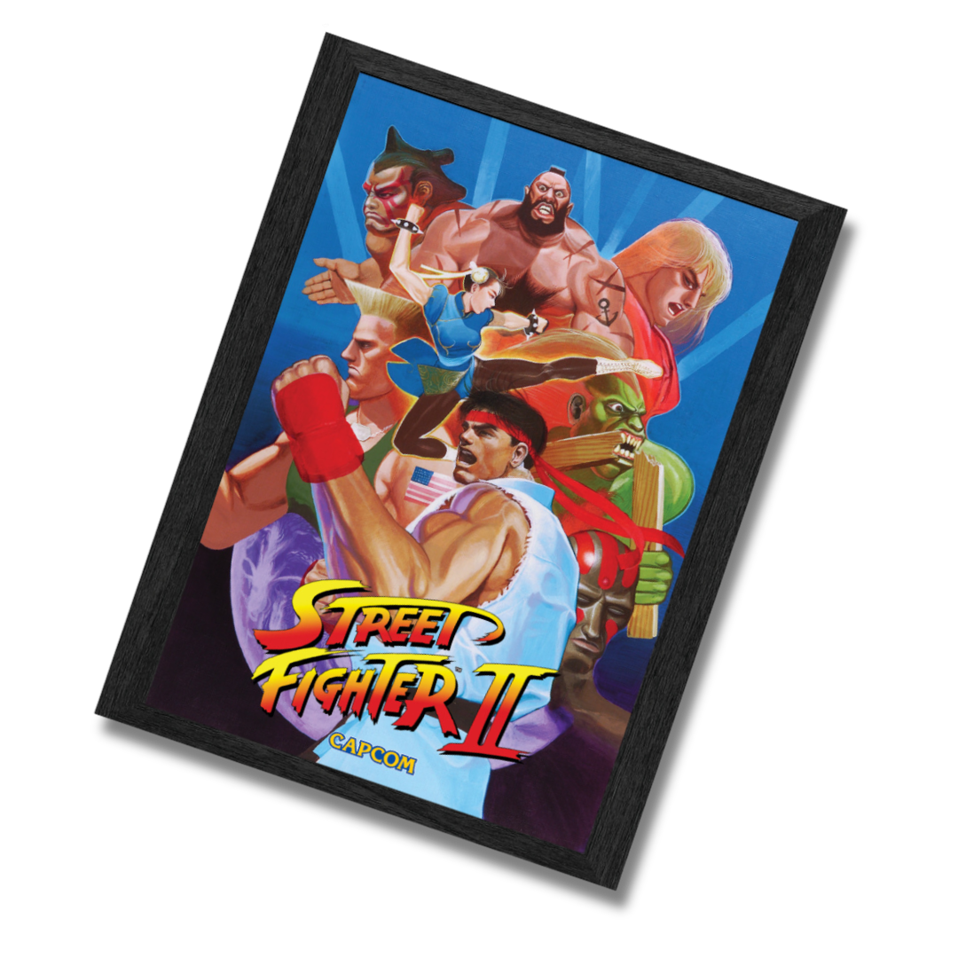 Street Fighter 2 Pixel Frames Plax