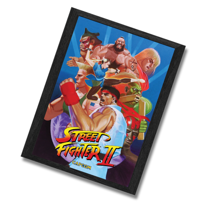 Street Fighter 2 Pixel Frames Plax