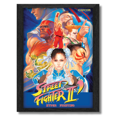 Street Fighter 2 Legends Pixel Frames Plax