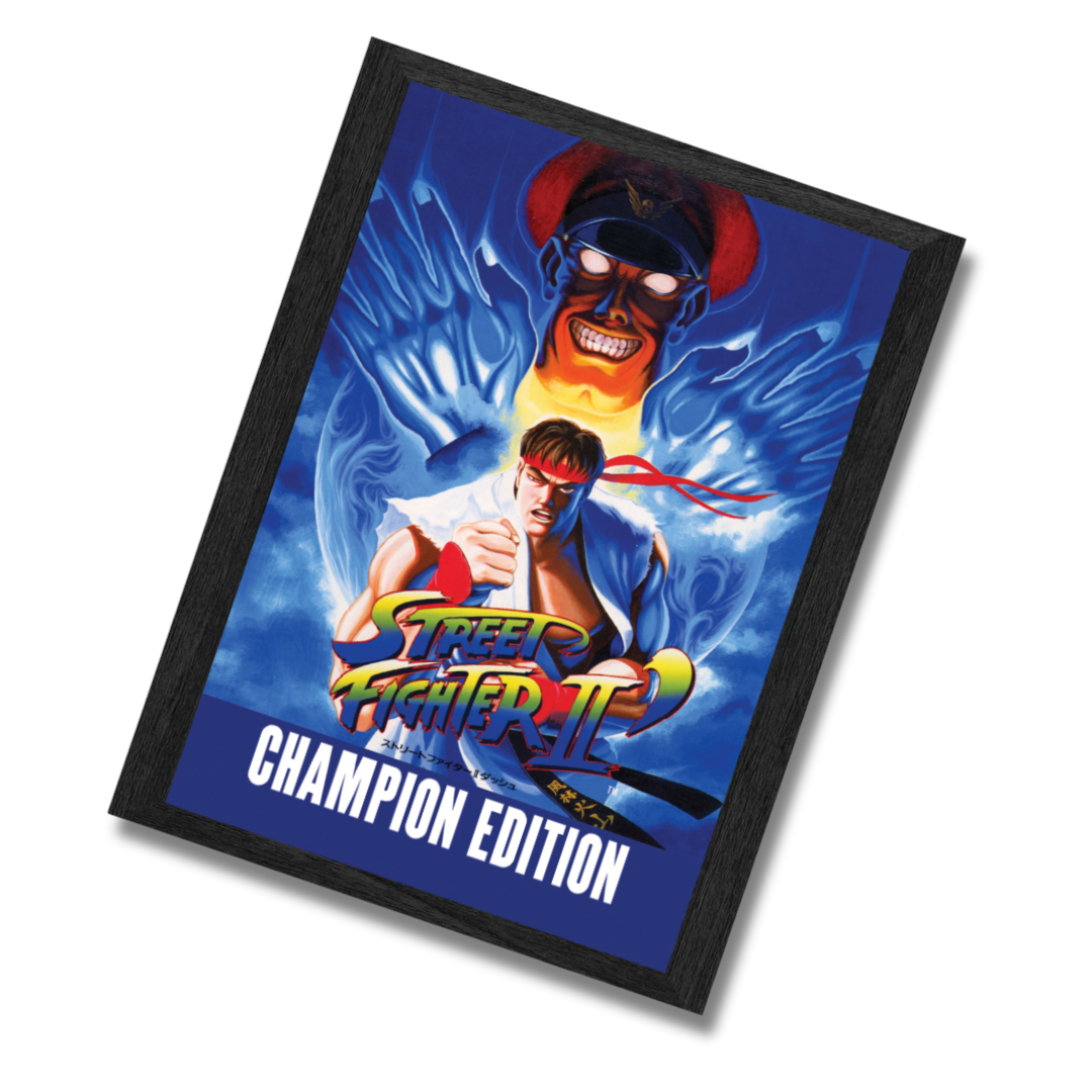 Street Fighter 2 Champion Edition Pixel Frames Plax